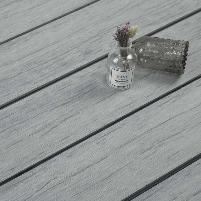 LWD-E6100 Resistência UV de alta qualidade para exterior composto de plástico de madeira Wpc deck composto antiderrapante