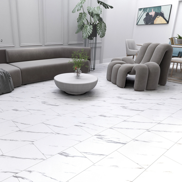 Grão de mármore composto plástico de pedra luxuosa do vinil LWD-SPC126