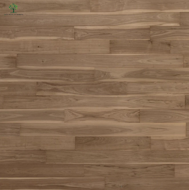 Pisos de parquet projetados com nogueira preta americana LWD-EB031