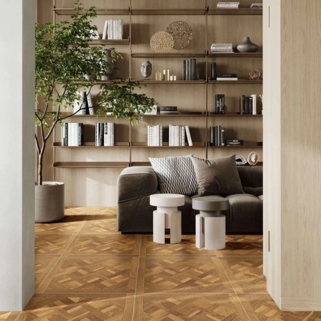 LWD-EB028 Versalhes Art Pisos de madeira em parquet