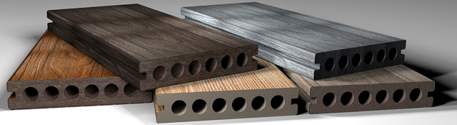 LWD-A2006 3D composto de plástico ecológico Wpc Decking Boards Deck de jardim