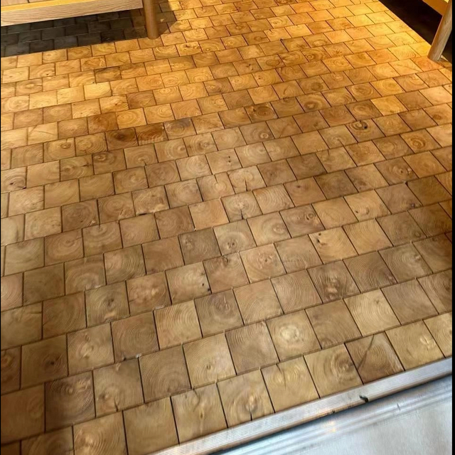 Pisos de madeira projetada de grão final LWD-EB024, carvalho europeu, padrão de mosaico