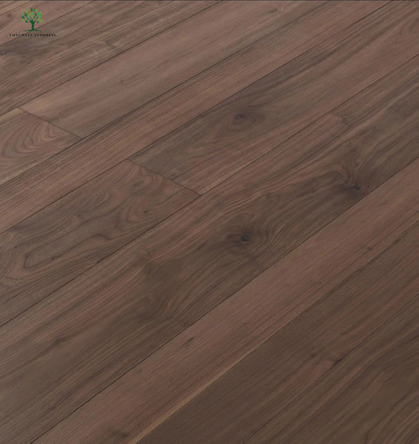 Pisos de madeira projetados com nogueira americana LWD-EB032