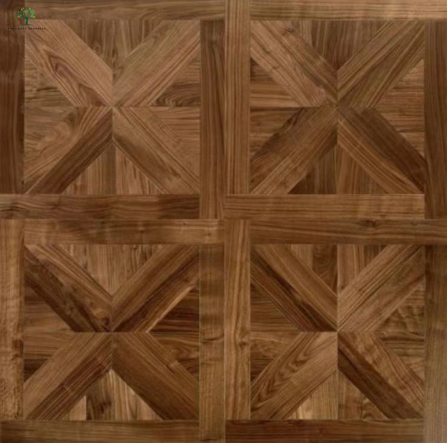 Ladrilhos de piso em parquet com design geométrico LWD-EB030