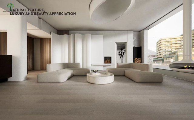 LWD-EB009 Pisos de madeira de lei multicamadas de carvalho branco de alta qualidade