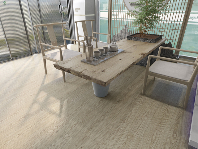 LWD-L10824 Pisos de PVC com textura de madeira e vinil luxuoso